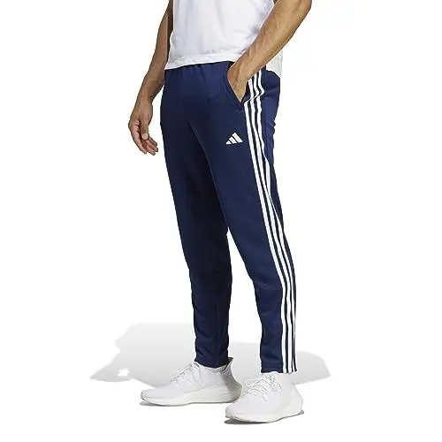 Produktbild: adidas Herren Train Essentials 3-Stripes Training Pants, Dark Blue/White, S