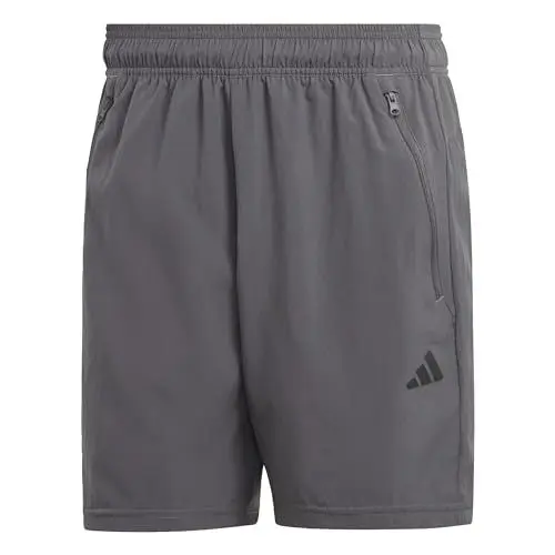 Produktbild: adidas Herren Train Essentials Woven Training Shorts, Grey Five/Black, M 7 inch