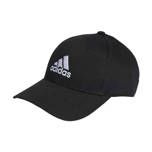 Produktbild: adidas Unisex Cotton Twill Baseball Cap, Black/White, M