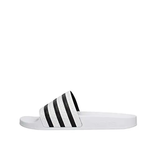 Produktbild: adidas Jungen Adilette Dusch Badeschuhe, Weiß White Black White, 39 EU