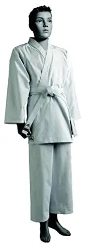 Produktbild: adidas Karateanzug K200E Kids Kinder Judo Anzug (inkl. Gürtel), Weiß, 130/140