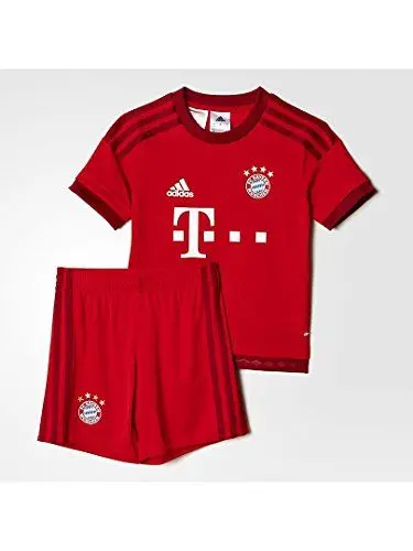 Produktbild: adidas Kinder Bekleidungsset FC Bayern München Mini-Heimausrüstung, True Red/Craft Red, 92
