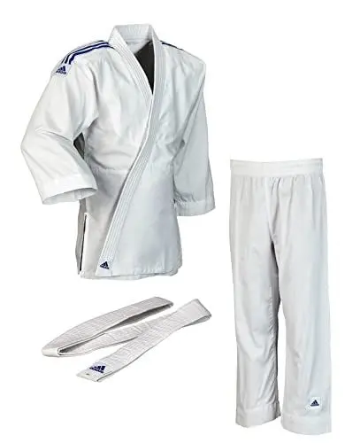 Produktbild: adidas Kinder Judo Anzug Evolution (inkl. Gürtel), Weiß (Brilliant white), 150/160, J250E
