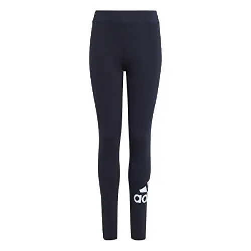 Produktbild: adidas Mädchen Essentials Big Logo Cotton Tights, Black / White, 9-10 Years
