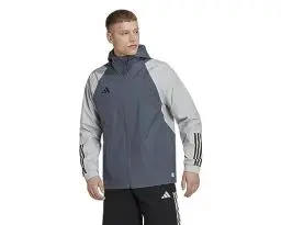 Produktbild: adidas Mens Jacket Tiro 23 Competition All-Weather Jacket, Team Onix/Team Light Grey, HU1320, L
