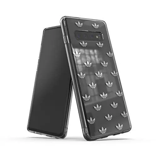 Produktbild: adidas Originals Trefoil Clear Case Silber für das Galaxy S10 Plus