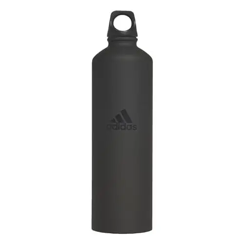 Produktbild: adidas Unisex 0.75 L Steel Bottle, Black/Black, One Size