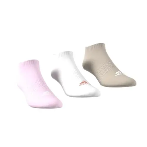 Produktbild: adidas Unisex Thin and Light Sportswear Low-Cut Socks 3 Pairs, clear pink/white/wonder beige, 45-48
