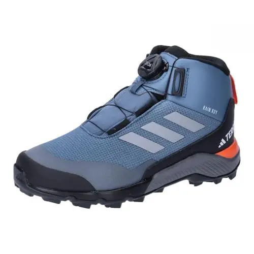 Produktbild: adidas Terrex Winter Mid BOA RAIN.RDY Hiking Shoes Wanderschuhe, Wonder Steel/Grey/semi Impact orange, 33 EU