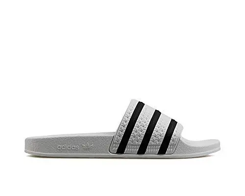 Produktbild: adidas Unisex Adilette Dusch Badeschuhe, Weiß White Black White, 40.5 EU