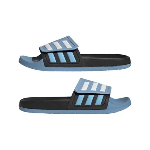 Produktbild: adidas Unisex Adilette TND Slides RUTSCHEN, Core Black/Cloud White/Light Blue, 43 EU