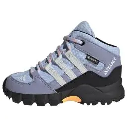 Produktbild: adidas Unisex Baby Terrex Mid Gore-TEX Hiking Shoes Wanderschuhe, Blue Dawn/Grey/Solar Gold, 19 EU