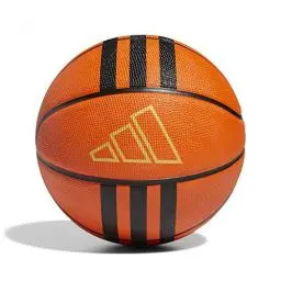 Produktbild: adidas Unisex Ball (Vulcanised) 3-Stripes Rubber X3 Basketball, Bbanat/Black/Goldmt, HM4970, Size 7
