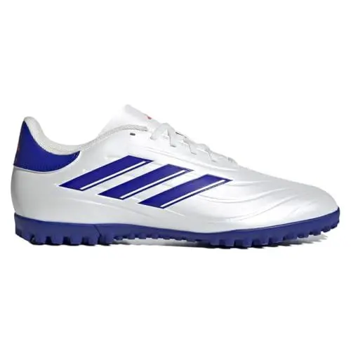 Produktbild: adidas Unisex COPA Pure II Club Football Boots Turf Fußballschuhe, Footwear White/Lucid Blue/SOLAR RED, 43 1/3 EU