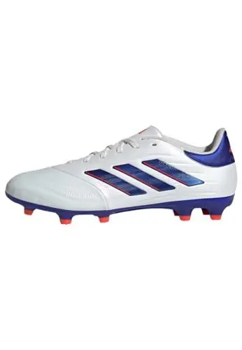 Produktbild: adidas Unisex COPA Pure II League Football Boots Firm Ground Fußballschuhe, Cloud White/Lucid Blue/Solar Red, 44 EU