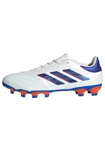 Produktbild: adidas Unisex COPA Pure II League Football Boots Multi Ground Fußballschuhe, Cloud White/Lucid Blue/Solar Red, 41 1/3 EU
