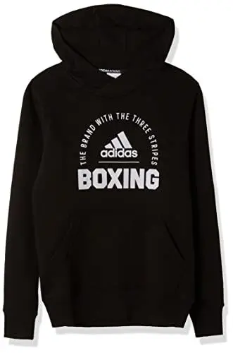 Produktbild: adidas Unisex Community 21 Hoody Boxing Sweatshirt, Blackwhite, XL EU Correct: adidas Unisex Community 21 Hoody Boxing Sweatshirt, Blackwhite, 164