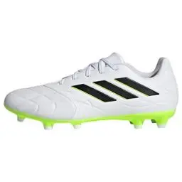 Produktbild: adidas Unisex Copa Pure.3 Firm Ground Boots Fußballschuhe, Cloud White/Core Black/Lucid Lemon, 44 2/3 EU