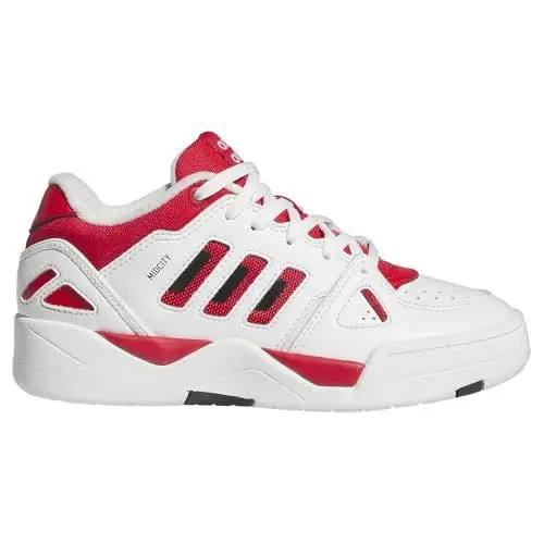 Produktbild: adidas Unisex MIDCITY Low Shoes Basketball-Schuhe, Cloud White/COLRED/Carbon Black, 38 EU