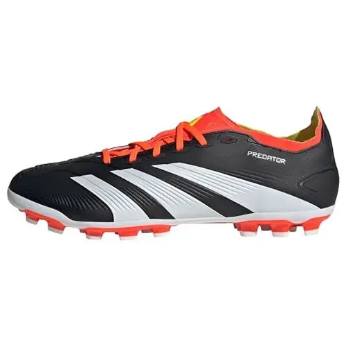 Produktbild: adidas Unisex Predator League 2G/3G Artificial Grass Football Boots Fußballschuhe, Core Black/Cloud White/Solar Red, 45 EU
