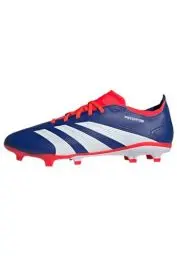 Produktbild: adidas Unisex Predator League Football Boots Firm Ground Fußballschuhe, Lucid Blue/Cloud White/Solar Red, 43 1/3 EU