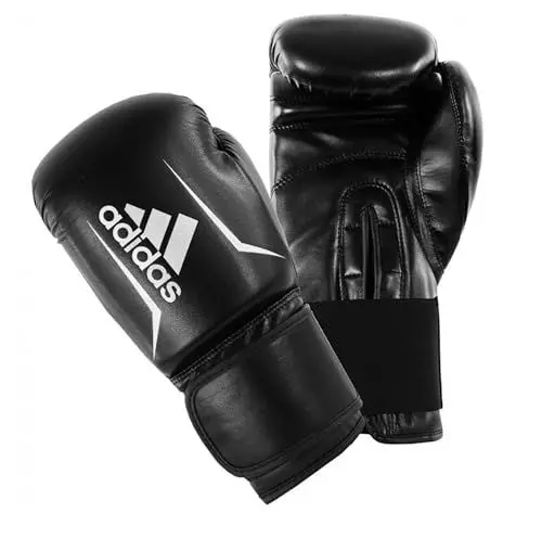 Produktbild: adidas Unisex Speed 50 Boxhandschuhe, schwarz/weiß, 6 oz EU