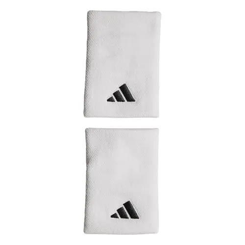 Produktbild: adidas Unisex Tennis Wristband Large, White/White/Black, M