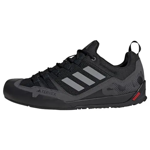 Produktbild: adidas Unisex Terrex Swift Solo 2.0 Hiking Shoes Wanderschuhe, Core Black/Grey Three/Grey Six, 41 1/3 EU