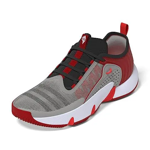 Produktbild: adidas Unisex Trae Unlimited Shoes Basketball-Schuhe, Metal Grey/Carbon/Better Scarlet, 44 2/3 EU