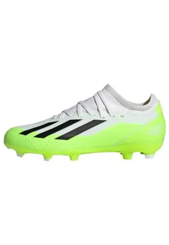 Produktbild: adidas X Crazyfast.3 Firm Ground Boots Fußballschuhe, Cloud White/Core Black/Lucid Lemon, 36 2/3 EU
