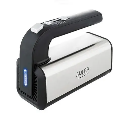Produktbild: ADLER EUROPE AD4225 Handmixer, 800W – 5 Geschwindigkeiten, Turbo-Funktion, Edelstahl Schneebesen & Knethaken Handrührgerät, LED-Anzeige, Vermischen, Teig kneten & Mousse schlagen, Robustes Design
