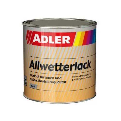 Produktbild: ADLER Allwetterlack Bootslackqualität Glänzend 375 ml - Klarlack für außen