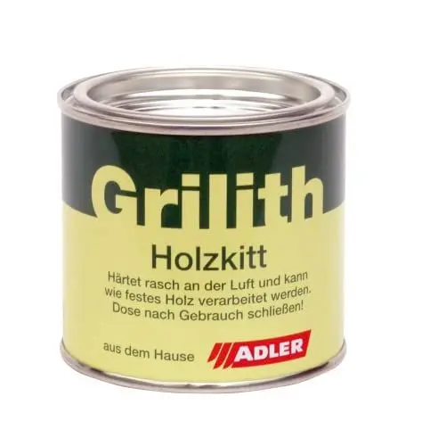 Produktbild: ADLER Grilith Holzkitt Spachtelmasse Kitt für Holz Möbel Basteln Reparieren Fichte Birke Esche 200 ml