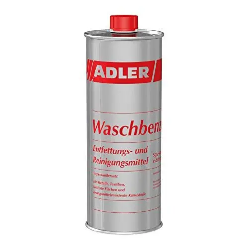Produktbild: ADLER Waschbenzin - 500 ml - Reinigungsbenzin, Reinigungsmittel und Fleckenentferner, zur gezielten Reinigung von fettigen und öligen Verschmutzungen