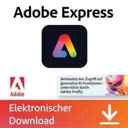 Produktbild: Adobe Express Premium|1 Jahr|Web, Android&iOS|100GB Speicher|Digital Download