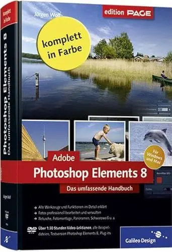 Produktbild: Adobe Photoshop Elements 8: Das umfassende Handbuch für Windows und Mac