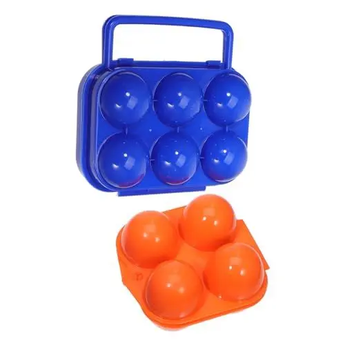 Produktbild: ADOCARN Eier Organizer 2pcs Tragbare Aufbewahrungsbox Für Ostern Camping Fällen Handwerkskunst Farbe