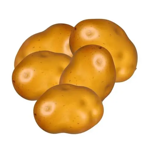Produktbild: ADOCARN 5stücke Künstliche Schaumkartoffeln Realistische Kartoffel-Ornamente Für Heimdekoration Fotografie Unterricht