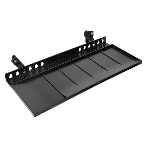 Produktbild: ADOCARN Easel Tray für Staffelei Abnehmbarer Malerei Behälter Leichter Farbwanne Aufsatz Praktischer Ständer für Malutensilien Schwarz Robustem Kunststoff