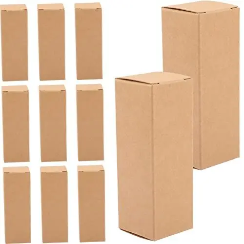 Produktbild: ADOCARN Lipgloss Verpackung Leer 50 Stücke Box Lippenstift Ing Für Kraftpapier Balsam Parfüm Ätherisches Altern Leer Verpackung Alter Lippenspeicher Aufbewahrung Behälter Lippenstift Kraftpapier