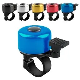 Produktbild: ADOGO Fahrradklingel, Fahrrad Klingel laut und klar, Fluminiumlegierung Fahrradglocke Laut für Mountainbike, Citybike, Rennrad, 22.2mm-22.8mm Lenker (Blau)