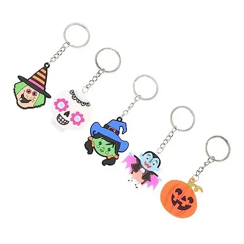 Produktbild: Adorainbow 30st Halloween-schlüsselanhänger Halloween Schlüsselanhänger Halloween-anhänger-schlüsselanhänger Schlüsselanhänger Für Rucksäcke Halloween-geist Kürbis Pvc Auto Zubehör