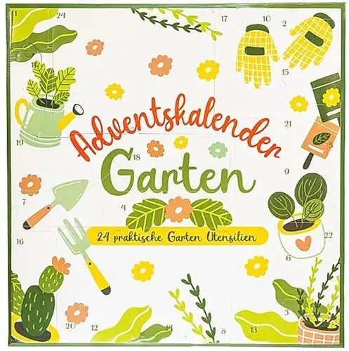 Produktbild: ADVENTSKALENDER GARTEN - Adventskalender für Garten- und Pflanzfreunde, 24 x eine neue Überraschung, inkl. praktischer Tasche