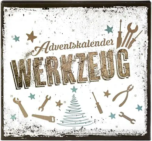 Produktbild: ADVENTSKALENDER WERKZEUG - Adventskalender für Heimwerker, 24 x eine neue Überraschung, inkl. Tasche