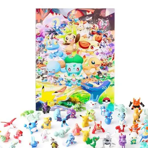 Produktbild: Adventskalender 2024 Kinder, Anime adventskalender 2024 mit 24 Stück Figuren, Weihnachtskalender