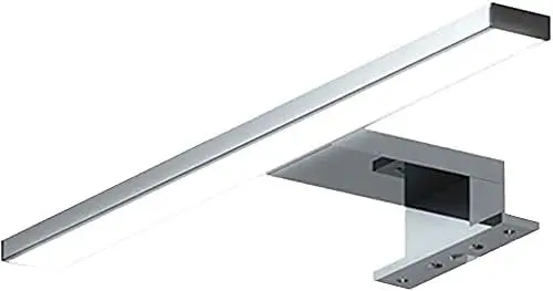 Produktbild: Adviti Nortes LED Badezimmerspiegel, Farbe: Silber, 5 W, 4000 K, 320 lm, IP44
