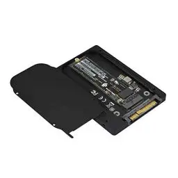 Produktbild: ADWITS U.2 auf NVMe SSD Adapter, 2,5 Zoll 7mm Gehäuse für PC-Mainboard mit U.2 (SFF-8639) Anschluss, Kompatibel mit PCIe 3.0 4.0 NVMe / AHCI SSD, Nicht für SATA