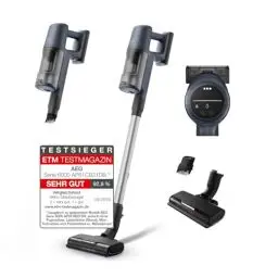 Produktbild: AEG 6000 Akku-Staubsauger, 103.000 U/Min, 175.000 dPa, Digitalmotor, Kabellos, bis zu 99 Prozent Staubaufnahme, bis zu 40 min Laufzeit, Einfache Handhabung, Entnehmbarer 21,6V Akku, Leicht, AP61CB21DB