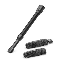 Produktbild: AEG AKIT22 Duster Kit (Biegsamer Staubwedel, Saugschlauch, Reinigung empfindlicher Gegenstände, kratzfreies Abstauben, Staubsauger-Aufsatz, waschbar, für AEG 8000 Akku-Staubsauger, grau/schwarz)