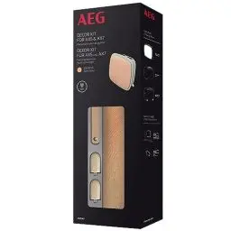 Produktbild: AEG AKITW2 Dekor Kit Zarte Birke (Passend für AX51 & AX71 Luftreiniger, Recycelte Premium-Textilfront, veganer PU Ledergriff, Holzfüße aus Esche, Design, Dekoration, beige/hellbraun)